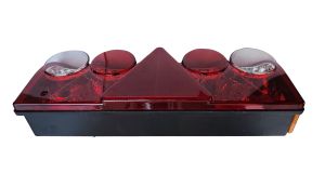 Hoyre Baklykt tilhengere Schmitz Europoint 2 Europint II,Cargo Aspöck E4 24v 25-6600-501,25-6600-507,1098646 med Stikkontakt