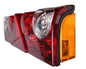 Rechts Anhänger Rückleuchten Heckleuchten Leuchten Schmitz Europoint 2 Cargo Aspöck 24V E4 25-6600-501,25-6600-507,1098646 mit Steckdose
