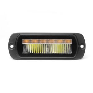 LED Kombinations-Halogen / Arbeitsleuchte mit weißem DRL und R65-Warnleuchte, zum Einbau, 4 Funktionen, IP65/67K, 12–24V