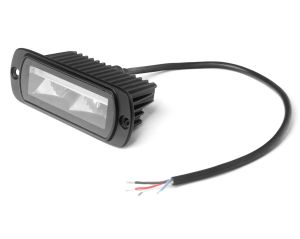 LED Kombinations-Halogen / Arbeitsleuchte mit weißem DRL und R65-Warnleuchte, zum Einbau, 4 Funktionen, IP65/67K, 12–24V