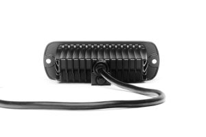 LED Kombinations-Halogen / Arbeitsleuchte mit weißem DRL und R65-Warnleuchte, zum Einbau, 4 Funktionen, IP65/67K, 12–24V