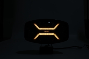 LED Arbeitsscheinwerfer Tagfahrleuchten 12V 24V Leuchten DRL Weiß/Gelb Geräuchertes Schwarzes Glas