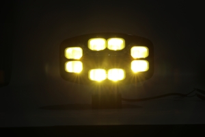 LED Work lights 12V 24V Lamp Light DRL Position White/Orange 