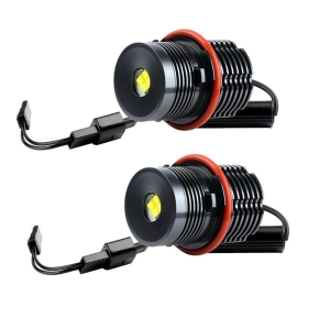 2 x Marker LED Angel Eyes 25W Galben Plug & Play Canbus pentru E87 E90 E91 E39 E60 E61 E63 E64 E65 E66 E83 E53