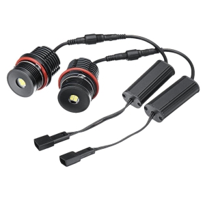 2 x Marker LED Angel Eyes 25W Galben Plug & Play Canbus pentru E87 E90 E91 E39 E60 E61 E63 E64 E65 E66 E83 E53