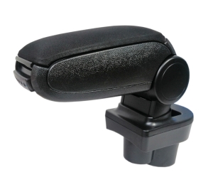 Skoda Rapid 2012+ Car Auto Armrest Centre Console Arm Storage Box Black Textile
