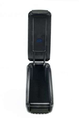 Skoda Rapid 2012+ Car Auto Armrest Centre Console Arm Storage Box Black Textile
