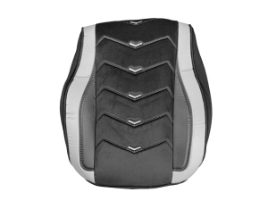 2x Huse Scaune pentru IVECO STRALIS HI-WAY 2005-2019 Camioane Negru Gri Piele Alcantara