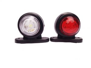 LED 12 v 24v Side Truck Marker Lights Trailer Position Indicator Red White
