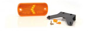 2 x 5 LED Light Lamp position lamp Clearance 12/24V Orange, truck,Trailer,E-marked
