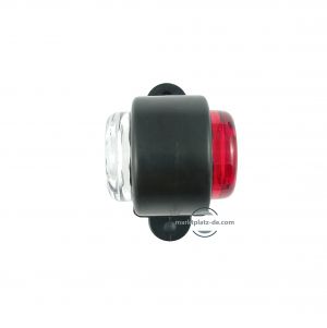2 x 6 LED Side Truck Marker Lights Trailer Position Indicator Red / White 12/24v