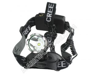 Wiederaufladbare 800 lumens hellste LED-Stirnlampe mit CREE XM-L T6
