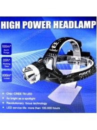 Wiederaufladbare 800 lumens hellste LED-Stirnlampe mit CREE XM-L T6