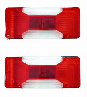 2 x Iveco Daily Tail Reverse Back Brake Indicator lights lens Truck 2006 E9