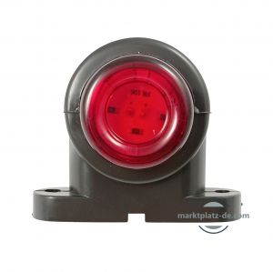 2 x 12 LED Side Truck Marker Lights Trailer Position Indicator Red / Yellow 12/24v