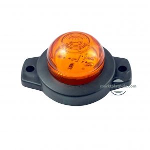 10 x LED Seitenmarkierungsleuchten Anhänger LWK Blinker Umrissleuchte Orange 12/24V 