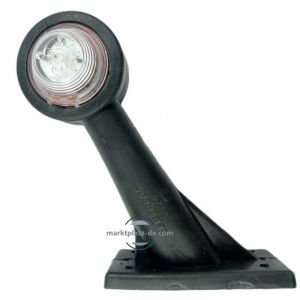2 x LED Trailer Side Marker Stalk Light E9 E19 12v 24v