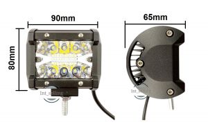 Arbeitsscheinwerfer LED 60W 4500LM Für PKW LKW Traktor Lamp Fahren Licht