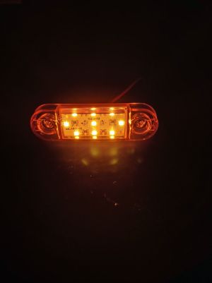 LED Umrissleuchte LKW Anhänger Wohnwagen Wohnmobil Gelb E9 12V 24V
