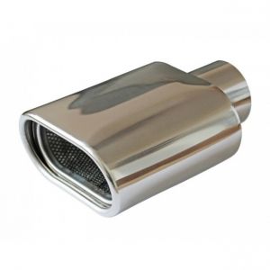 Tailpipe Exhaust Car Silver Sport Tunnig 165mm