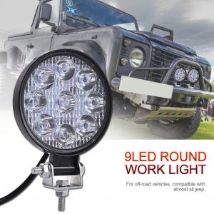 LED Runden Arbeitsscheinwerfer 27W Leuchten Für PKW LKW Traktor Auto
