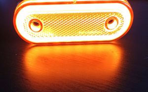 LED Seitenmarkierungsleuchten Orange Neon E9 12V 24V
