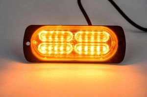 20 LED 12v 24v Warnleuchte Notfall Frontblitzer Blitzlicht Schlank Licht Amber Lkw Auto