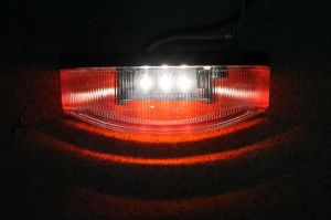 LED Umrissleuchte Begrenzungsleuchten Rot Weiss 12V 24V LKW Wohnwagen
