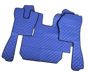 SCANIA R Blau Leder Matten Fußmatten Autoteppiche LKW Handschaltung 2005 - 2012