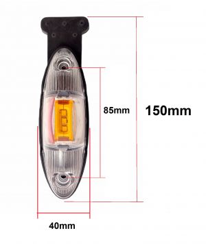 LED Begrenzungsleuchten mit Halter 12v 24v Beleuchtung Lampe Wohnmobil PKW LKW Anhänger 