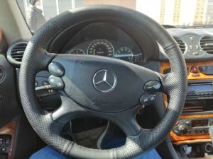 Steering wheel cover for MERCEDES E-class W211 2002-2009 Eco Leather For Sewing