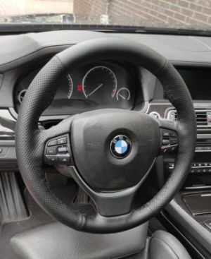 Steering wheel COVER for BMW F10 Eco Leather For Sewing