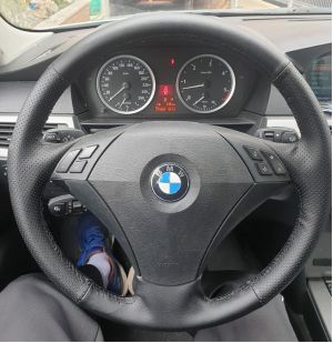 Lenkrad Abdeckung Für BMW E60 E61 Öko-Leder Zum Nähen