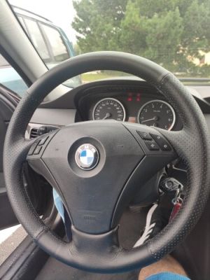 Lenkrad Abdeckung Für BMW E60 E61 Öko-Leder Zum Nähen