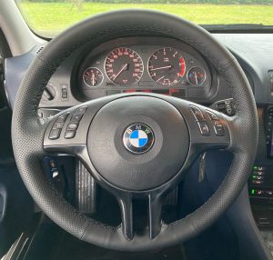 Lenkrad Abdeckung Für BMW E39 E46 E53  Öko-Leder Zum Nähen