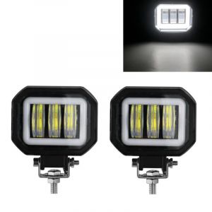 LED Work lights 12-80V 60w Square Lamp Spot Beam Universal 