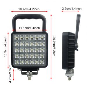 30 LED Work lights 12-30V 30w Spot Beam Lamp with handle