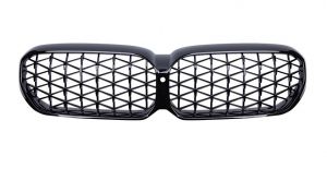 Front Grills for BMW G30 G38 2020+ Facelift Diamond Style Gloss Black