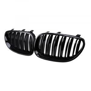 Front Grills for BMW E60 E61 Sport Style Gloss Black