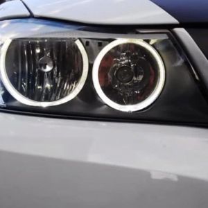 2 x  BMW E90 E91 LED Angel Eyes marker 20W White Headlights 2005-2009