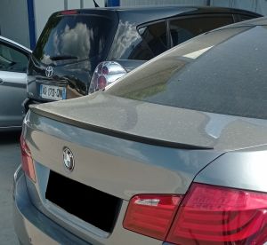 Heckspoiler Lippe Spoiler für BMW F10 Schwarz Glanz Sport Kofferraum