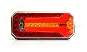 2 x LED Bakljus Baklampa Tilhenger lastebil 12v 24v E20