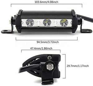 LED Arbetsbelysning 9W 12-24v Spot Bar Ljus Bil ATV 4WD
