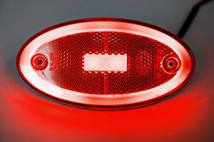 LED Begrenzungsleuchten Rot Neon Lkw Anhänger PKW 12V 24V