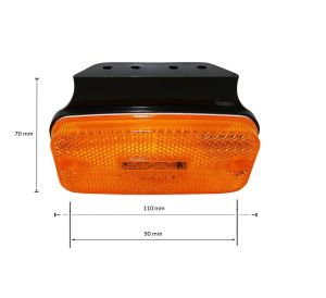 Trailer Truck LED Side Marker Clearance lights Lamp Amber E9  12v 24v
