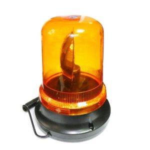 Bulb lamp Warning Light Beacon Flashing Strobe Amber Magnetic 150mm 12V 55W