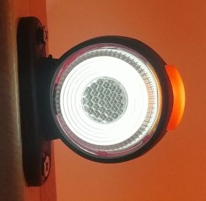 2 x Led Mini Neon Posisjonslys Lampe Lastebil Tilhenger 24v 
