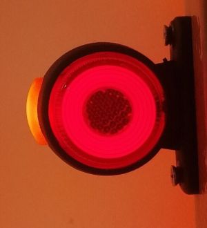 2 x Led Mini Neon Positionsljus översikt Lampa Lastbil Slap 24v 