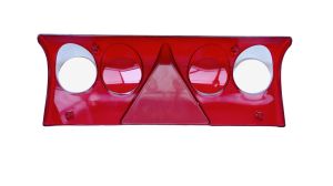 2 x Lens Tail Reverse lights Truck Trailer Glass for Trailer Camion Truck Schmitz,Europoint II,Europoint 2,E4