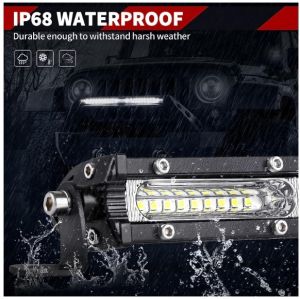 36 LED BAR 332mm 108W SPOT Luces de Trabajo Lampara Proyector 10-30V  Luz Faro de inundación Auto Coche SUV 